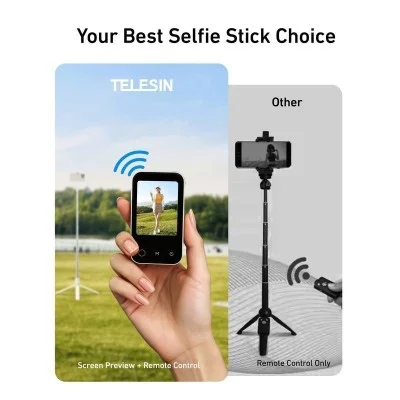 Telesin Magnetic Selfie Monitor Screen Mini - Black